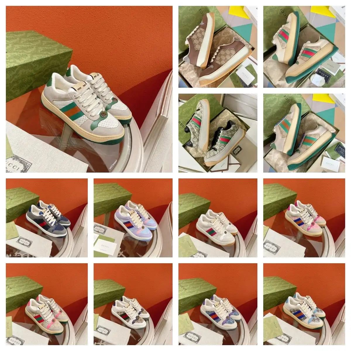 Gucci Rhyton GG Supreme Sneakers